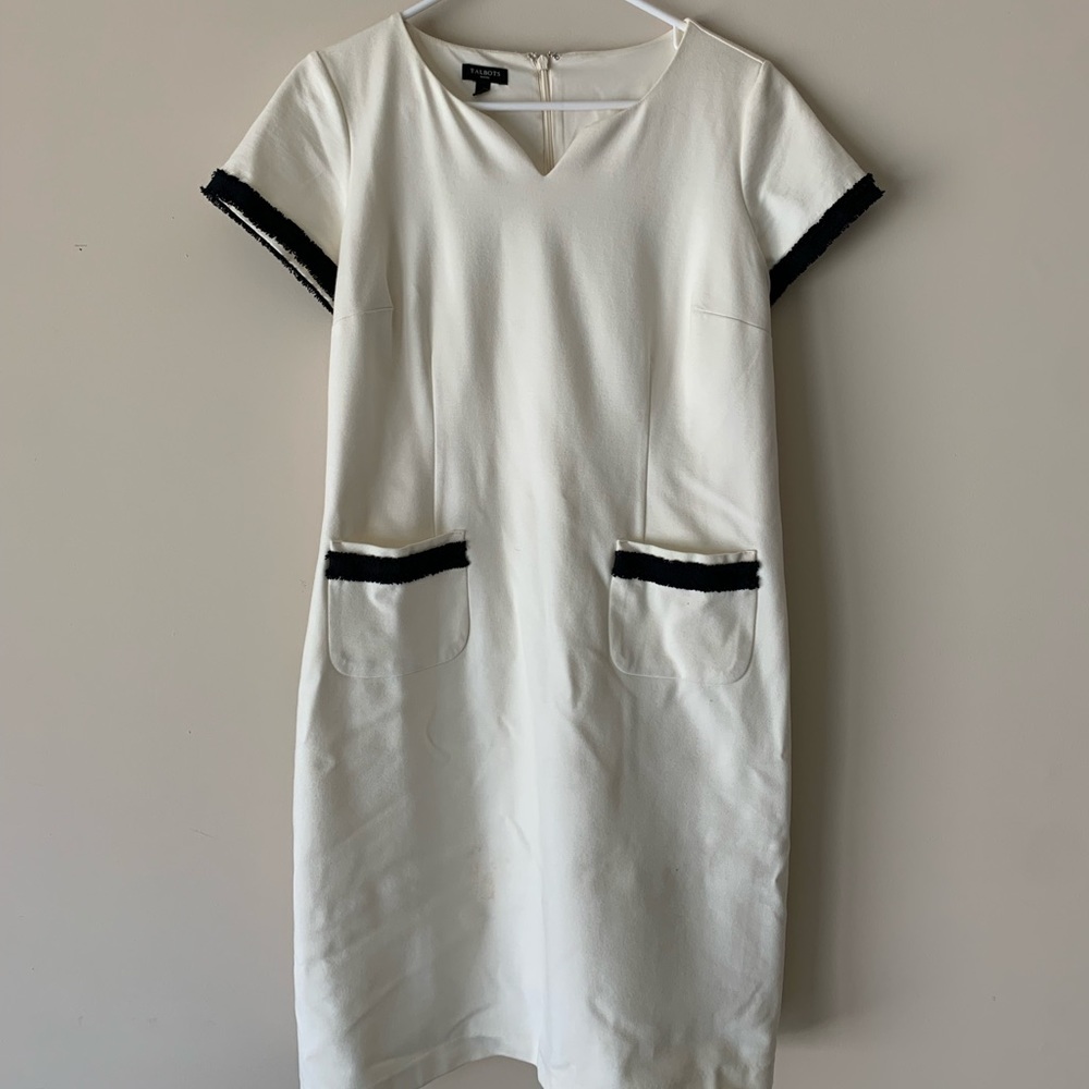 Talbots Classic White Dress.  Simple & beautiful.